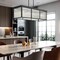 Z-Lite Carnaby Pendant, 10-Light, 12 In.W x 42.25 In.L x 12 In.H, Matte Black/Clear Ribbed 7504-42L-MB - alternate 7